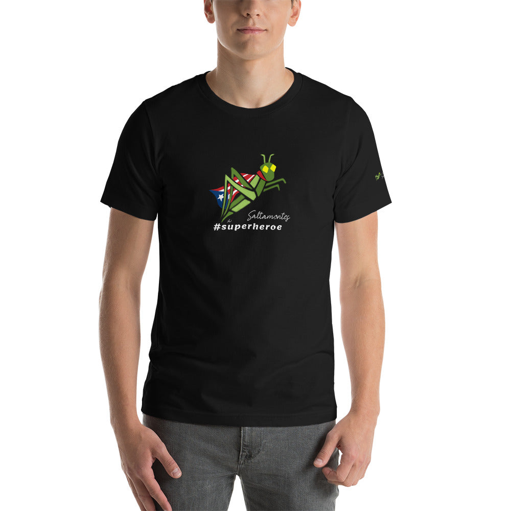 Saltamontes Puertorrican Superhero Short-Sleeve Unisex T-Shirt